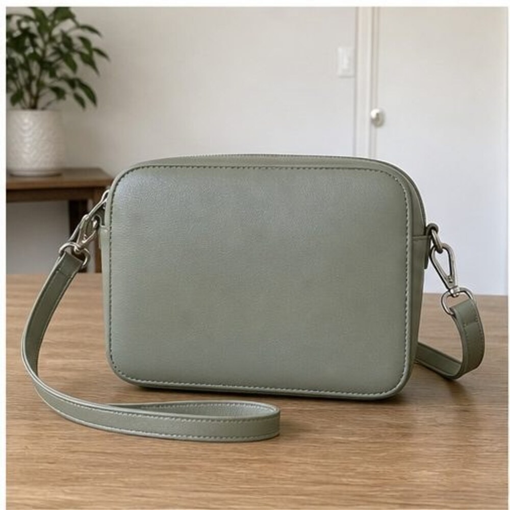 Sage Zip Crossbody Bag